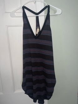 Free People Black Racerback Mini Dress