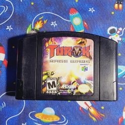 Turok Rage Wars Nintendo 64 N64 Authentic Tested Saves Polished Pins 