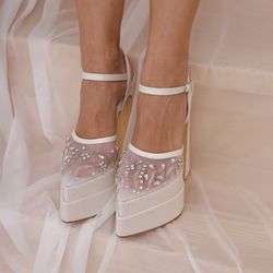 Bride platform heels