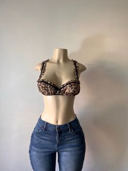 Cheetah Bra Size 32C