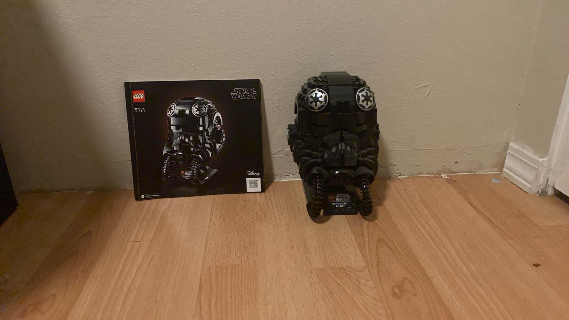 Lego Star Wars Tie Fighter Pilot Completed Helmet With Instructions 