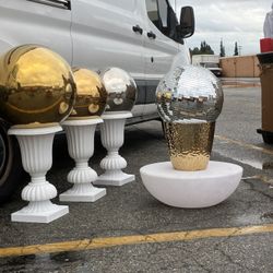 Gold Or Silver Mirror Ball 