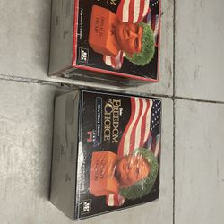 Trump and Hillary Chia Pets Never Opened