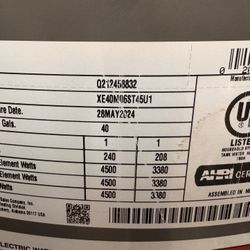 Rheem water Heater  