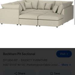 Pit Sectional Couch