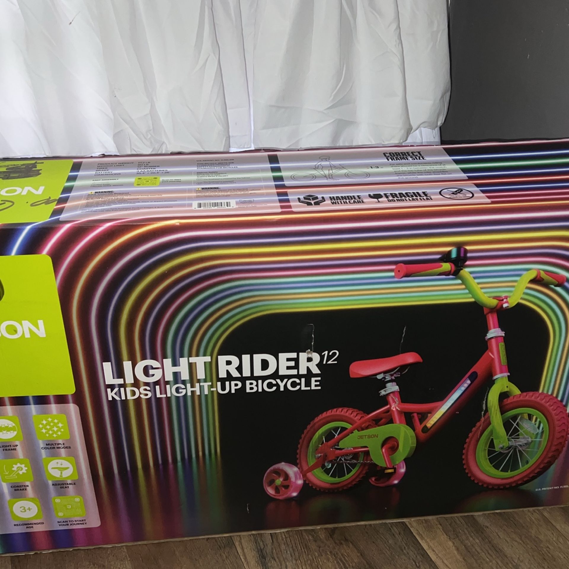 LIGHT RIDER 12 Kids Light-up Bicycle 