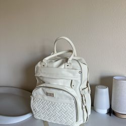Leather Diaper Bag 