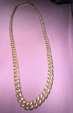 10k Solid Gold 112.2 gram Cuban Link 26 inches
