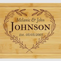 Personalized Cutting Board For Couples