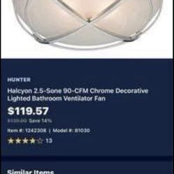 Bathroom Light With Exhaust 