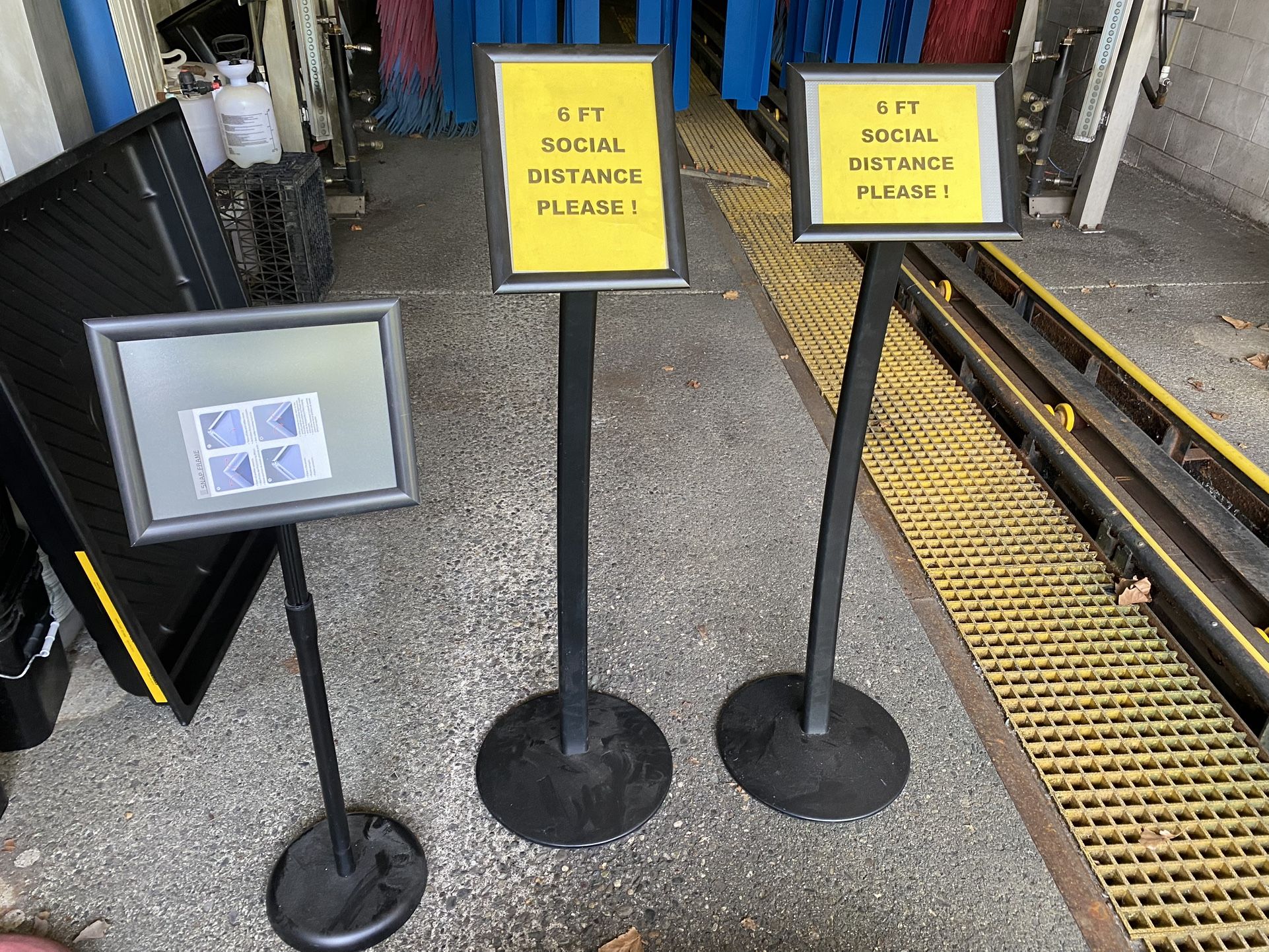 Pedestal Sign Poster Display Holders