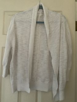 Lou & Grey white cardigan size x-small