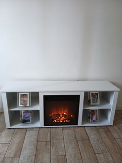 TV stand w heater