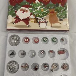 Christmas Advent Calendar Bracelets for 24 Days Xmas Countdown Calendar