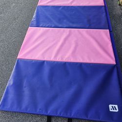 Mat For Excercises Or Tumbling Gymnastics 