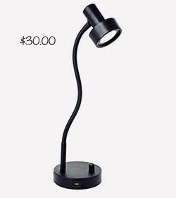 Table/desk lamp. With USB port.
