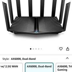 New Unopened Top Rated Router AX6000