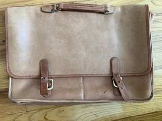 Vintage Coach Leathers Laptop Briefcase Bag Messenger Brown for