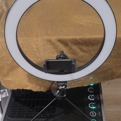 10" Ring Light With Stand And Phone Holder