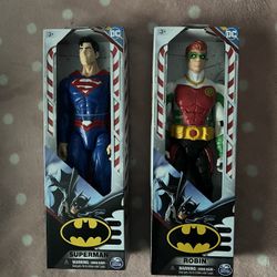 Superman & Robin Action Figures