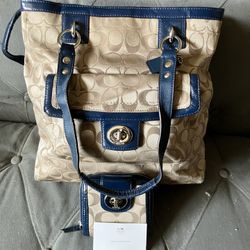 Coach Purse And Matching Wallet