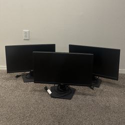 🖥️ 2 Dell Monitors + 1 HP Monitor - Bundle Deal