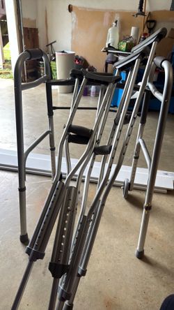 Guardian Walker and walking stick $80.00