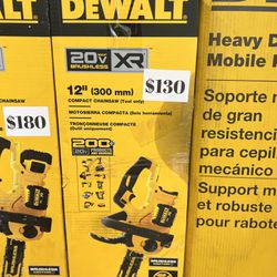 DEWALT 20V MAX 12 in. Brushless Cordless Battery Powered Chainsaw (Tool Only