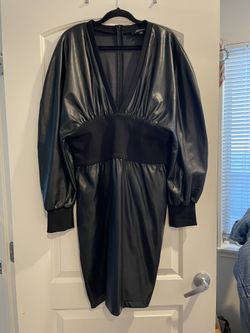 Black Leather Dress