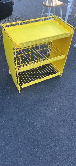 26”wx16”dx27”h metal shelf