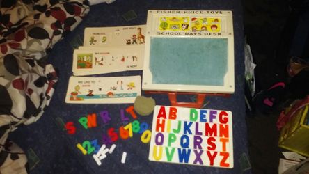 1972 fisher price schhol days desk