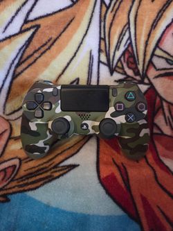 Green Camo Playstation 4 Controller