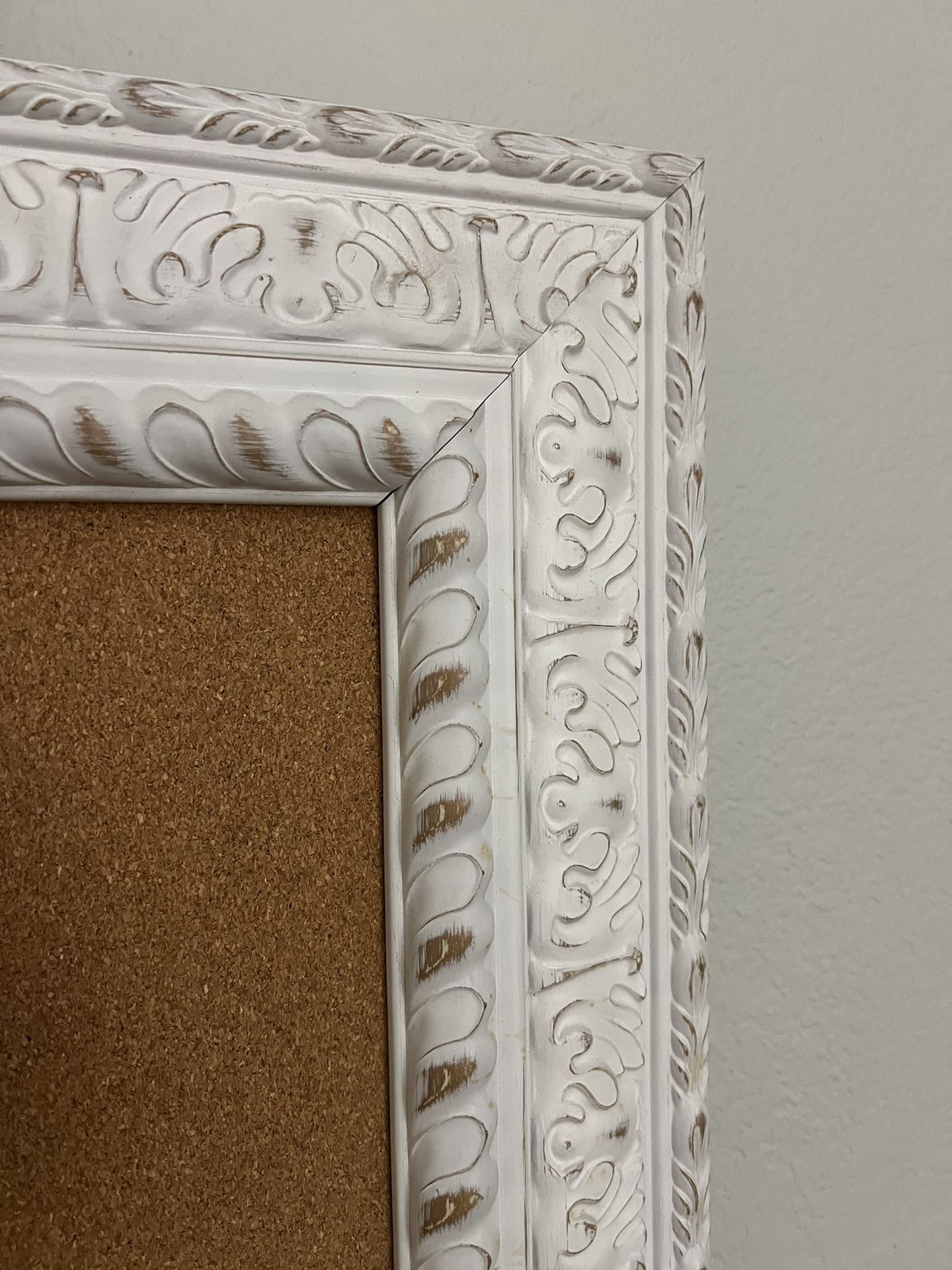Peg Board White Frame