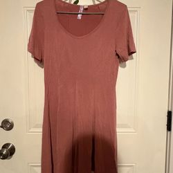 Alya Pink Short Sleeve Dress 