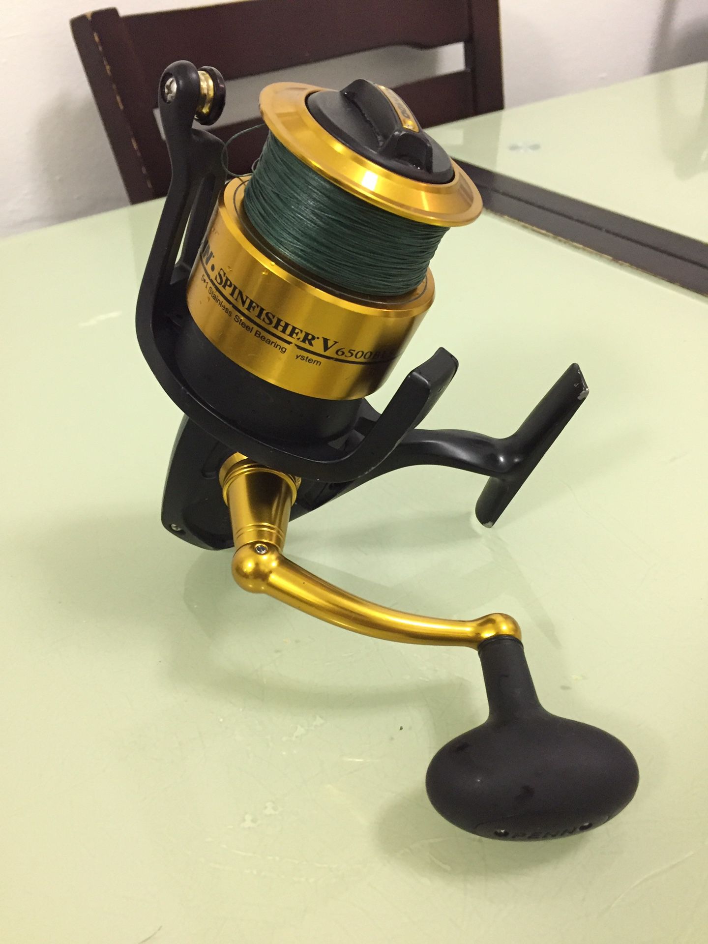 Fishing Reel Bail less 6500 Penn Spinfisher Reel for Sale in Queens, NY ...