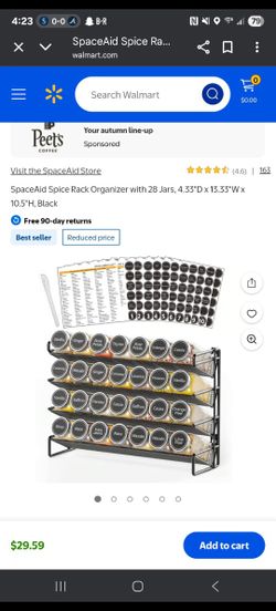 Spice Rack With Spices