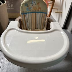 Foldable Booster Seat  With Feeding Tray 