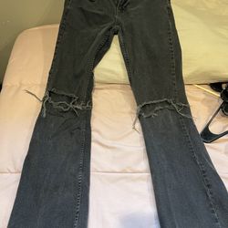 Black Low Rise Jeans