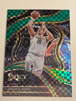 Nikola Jokic 2020-21 Panini Select Green Prizm Card