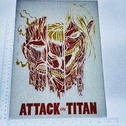 Iron On Heat Transfer  Good For T-shirts Sweaters Jackets T Shirt Design Size Is About 14x10 Attack On Titan #350