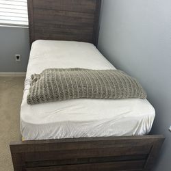 Twin Bed Frame With Box Frame 