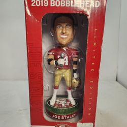 Joe Staley Bobblehead 2019 San Francisco 49ers NFL Football Idegy Bay Area Bang