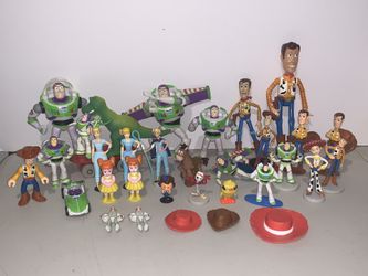 Huge Lot of Over 25 Toy Story Figures Woody Buzz 