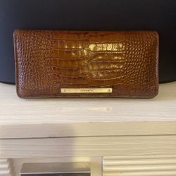 Brahmin Brown Leather Wallet