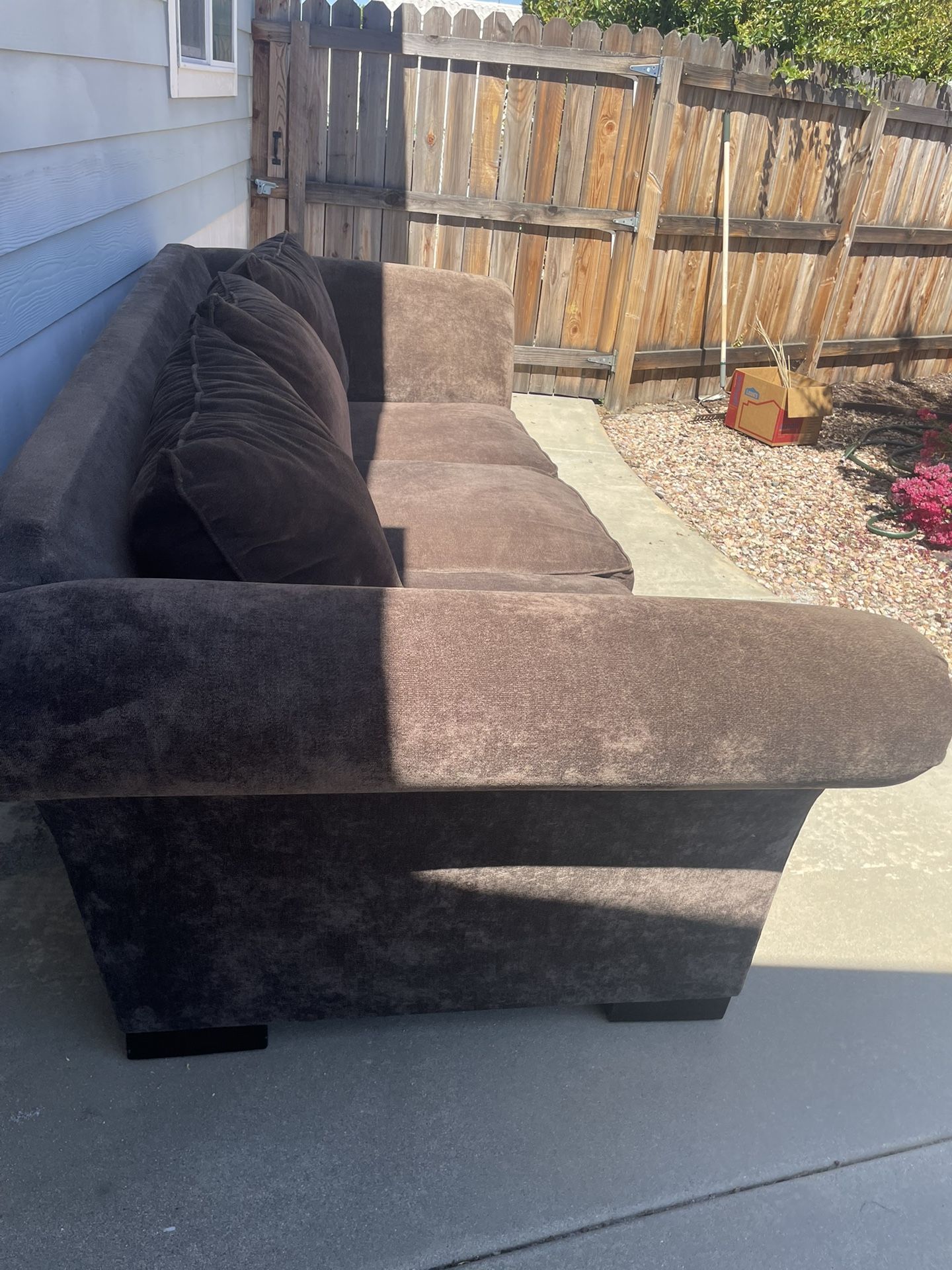 Like New Large Over Stuffed Sofa