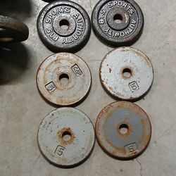 Vendo todas las pesas