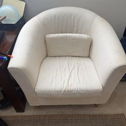 White sofa chairs