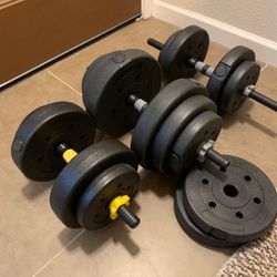 Adjustable Dumbbells And Weight Set