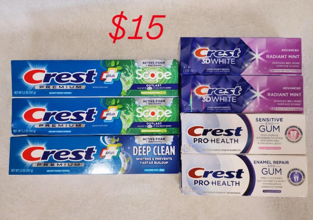 Crest Toothpaste Bundle