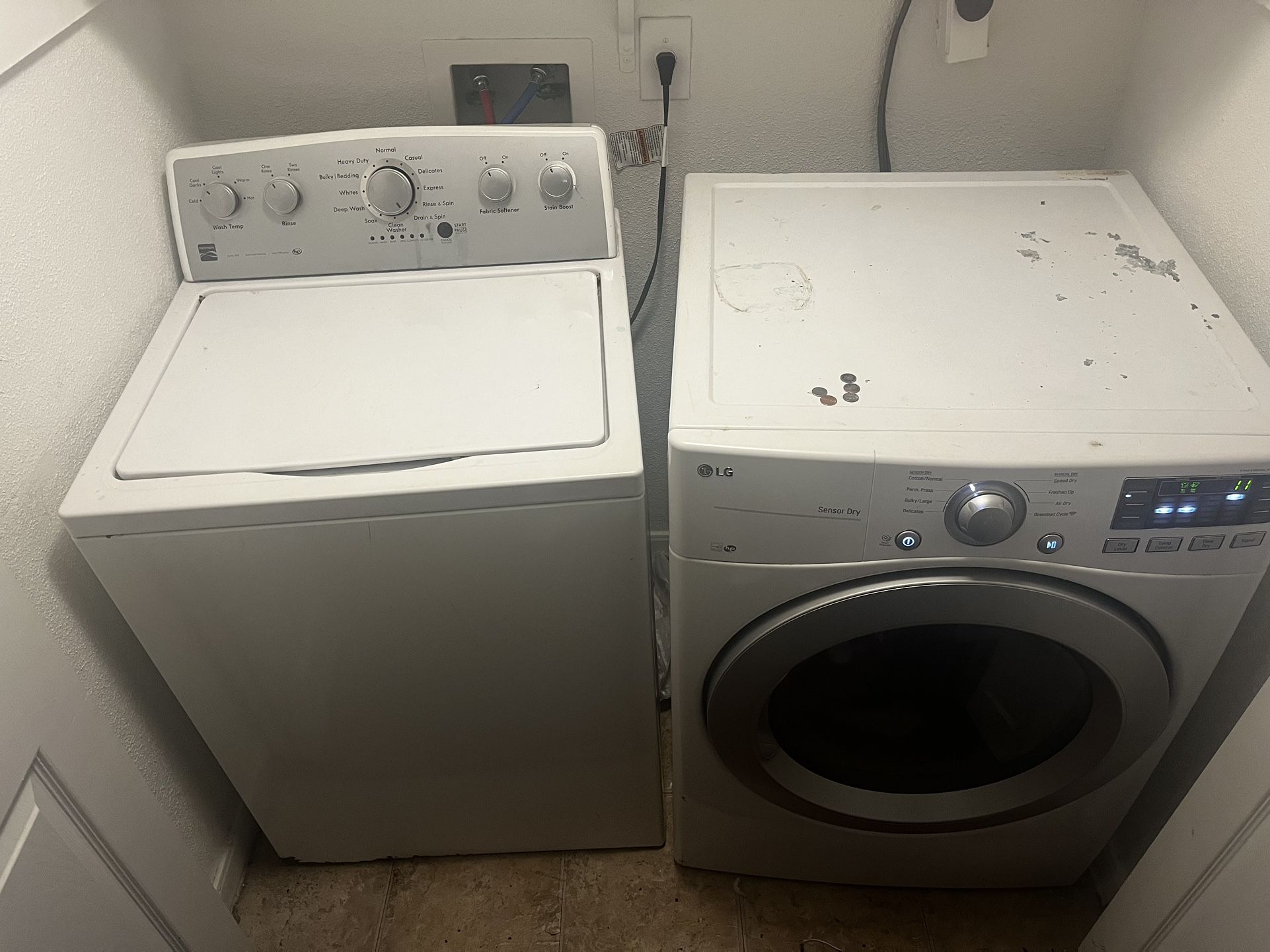 LG High Efficiency Washer & Dryer Set